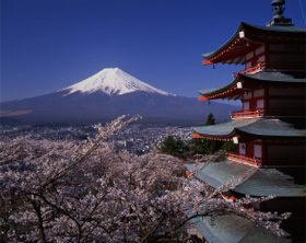 富士山和五重塔